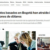 Emprendimientos basados en Bogot han atrado inversiones por $ 364 millones de dlares